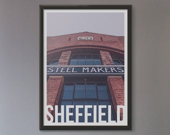 Sheffield Kunstdruck: Steel Makers, Kelham Island Poster