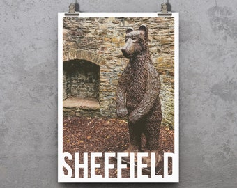 Sheffield Bear Pit Botanical Gardens Photo Art Print