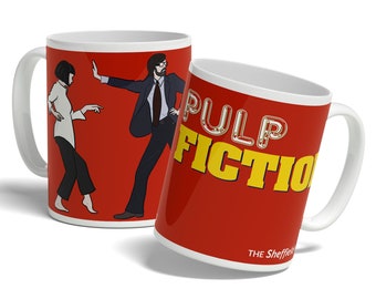 Pulp Fiction Jarvis Cocker Tasse: Sheffield Band Film Mashup
