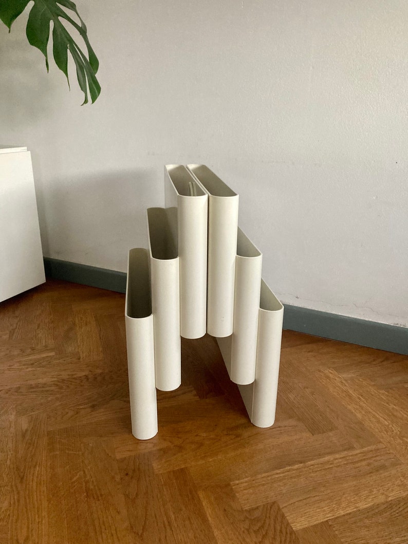 Vintage Plastic KARTELL Magazine Rack by Giotto Stoppino / Etsy