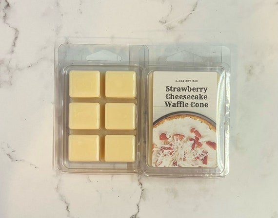 Strawberry Cheesecake Waffle Cone Soy Wax Melt 2.5oz
