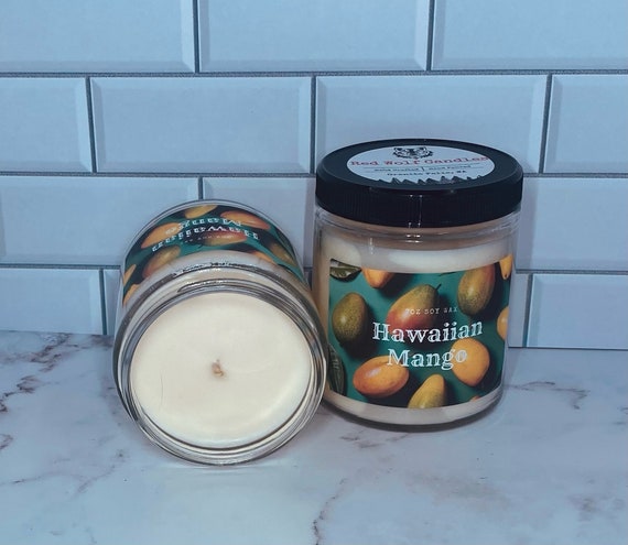 Hawaiian Mango Soy Wax Candle 7oz