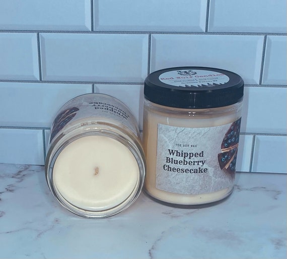 Whipped Blueberry Cheesecake Soy Wax Candles 7oz