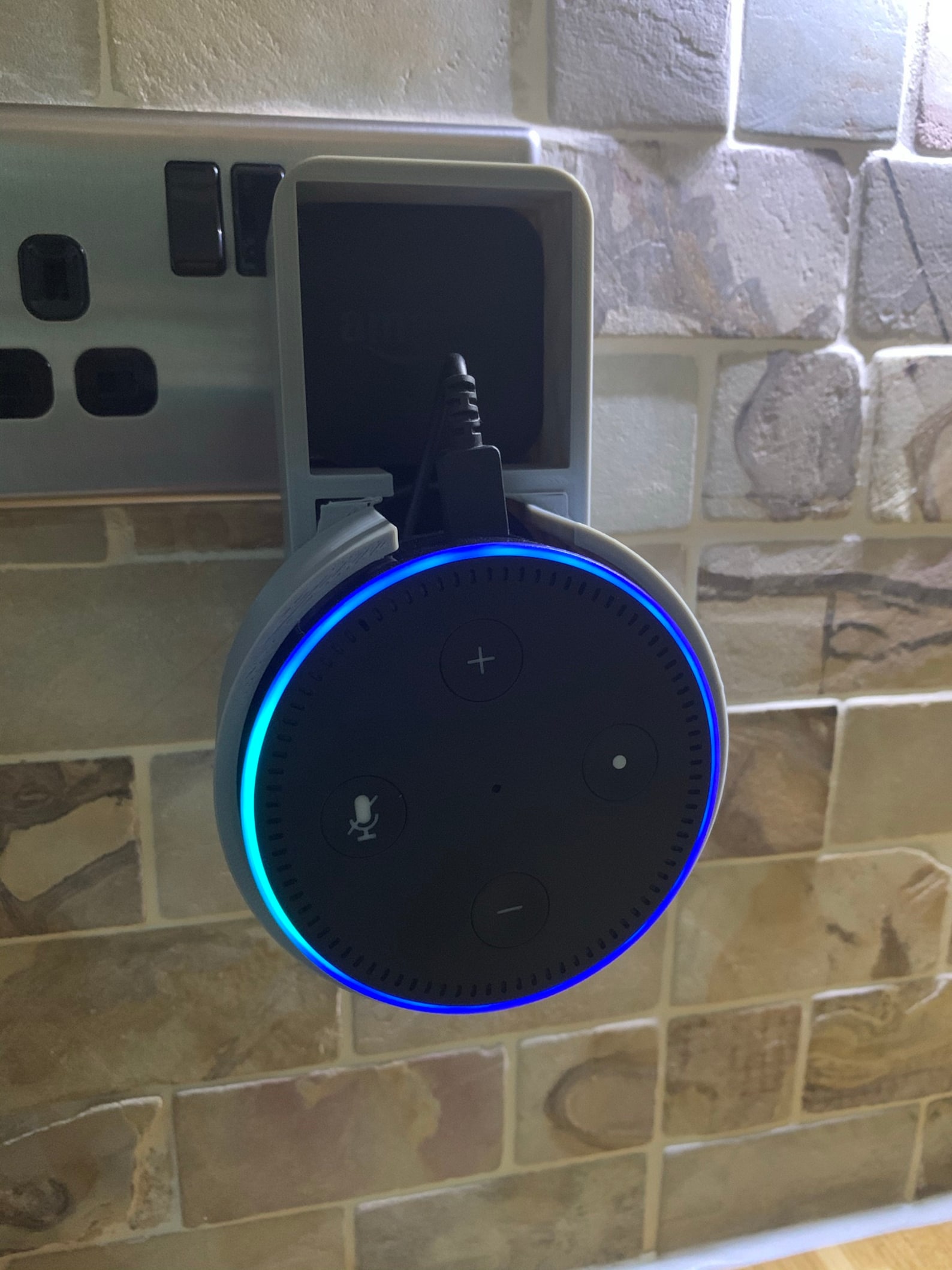 3D Printed Amazon Echo Dot 2nd Gen Wall Mount Etsy