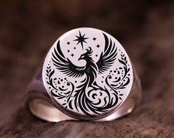 Bague Colibri Homme Acier Inoxydable - Bague Oiseau Viking Nordique, Amulette Totem Or, Style Punk