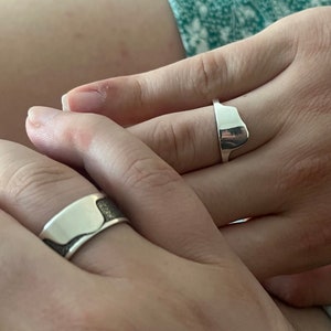The Little Prince Couple Ring, Engagement Rings, Promise Ring, Lovers Ring, A Hat or a Boa Ring, Literary Gifts for Her, Gifts for Him