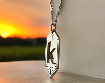 Dainty Initial Necklace • Custom Letter Pendant • Perfect Gift for Her • Gift for Mom • Bridesmaid Gifts • Birthday Letter Charm Jewelry