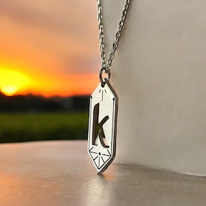 Dainty Initial Necklace • Custom Letter Pendant • Perfect Gift for Her • Gift for Mom • Bridesmaid Gifts • Birthday Letter Charm Jewelry