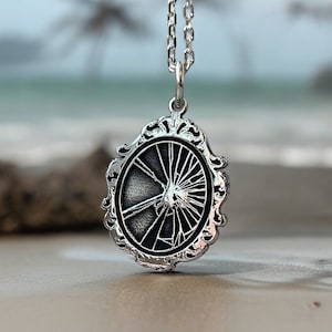 Broken Mirror Necklace, Negative Energy Mirror Jewelry, Ancient Mirror Pendant, Spiritiual Gift, Gifts for Her, Gifts for Him, Gift for Mom