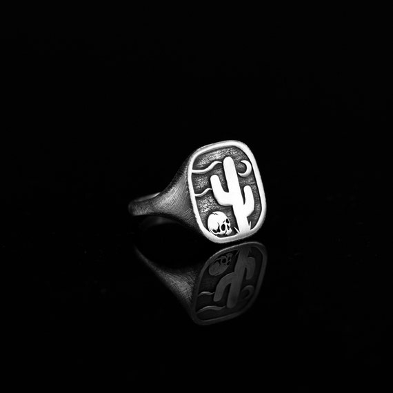 アクセサリー Calee Resin signet ring CALEE × D.O.D 「MEXICAN TASTE JAPANESE FUKU RING」 SILVER925