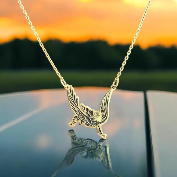 Collana Icaro Unisex Con Pendente Sole Dorato E Figura Argento - Gioiello Artistico Ispirato Alla Mitologia