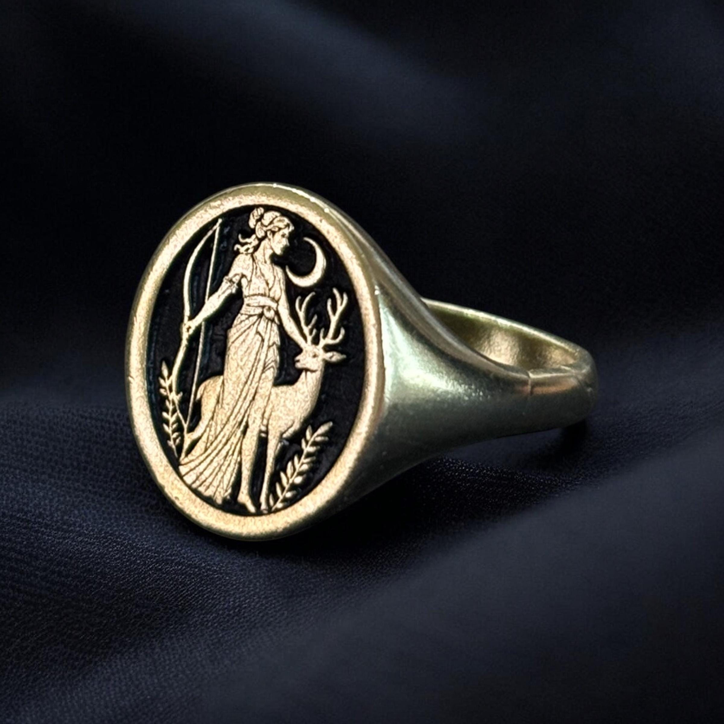 ギリシャの女神の指輪 - Etsy 日本