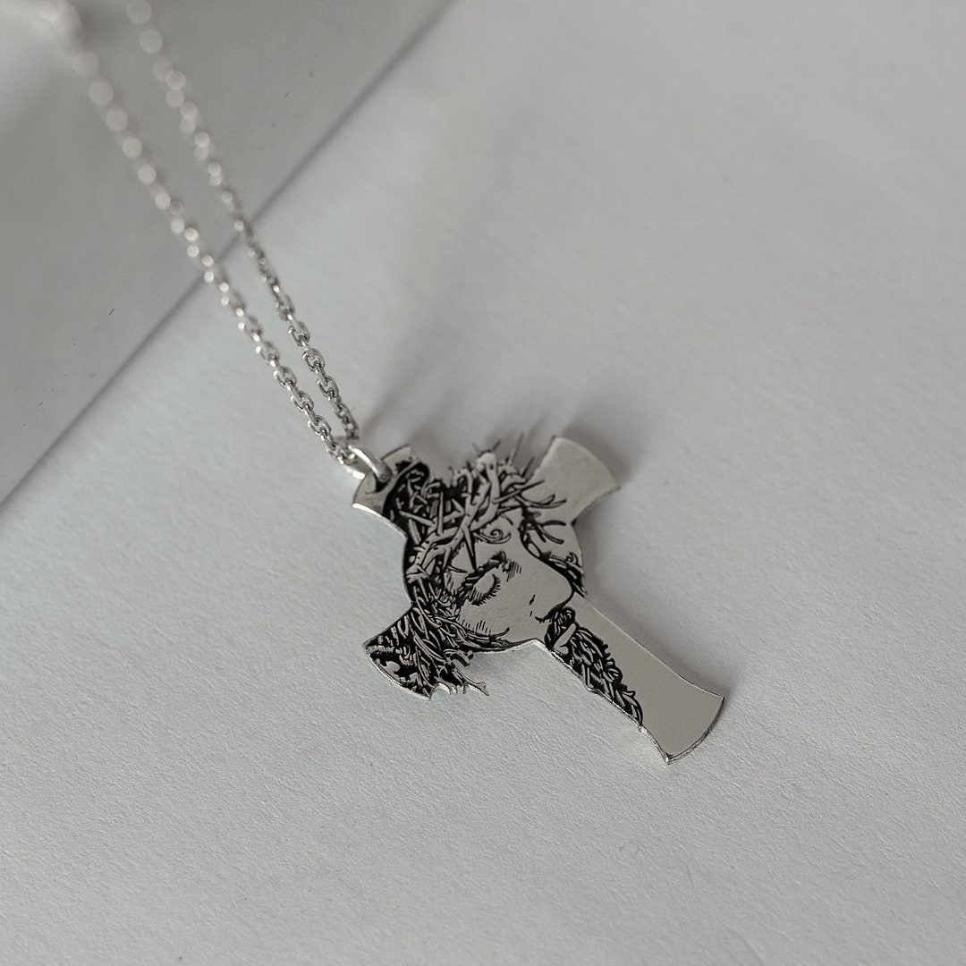 Jesus Crucifix Necklace, Jesus Cross Pendants, Religious Necklace ...