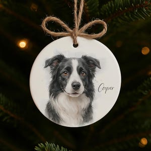 Custom Watercolor Pet Portrait, Dog Memorial Gift image 3