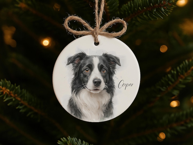 Custom Watercolor Pet Portrait, Dog Memorial Gift image 3