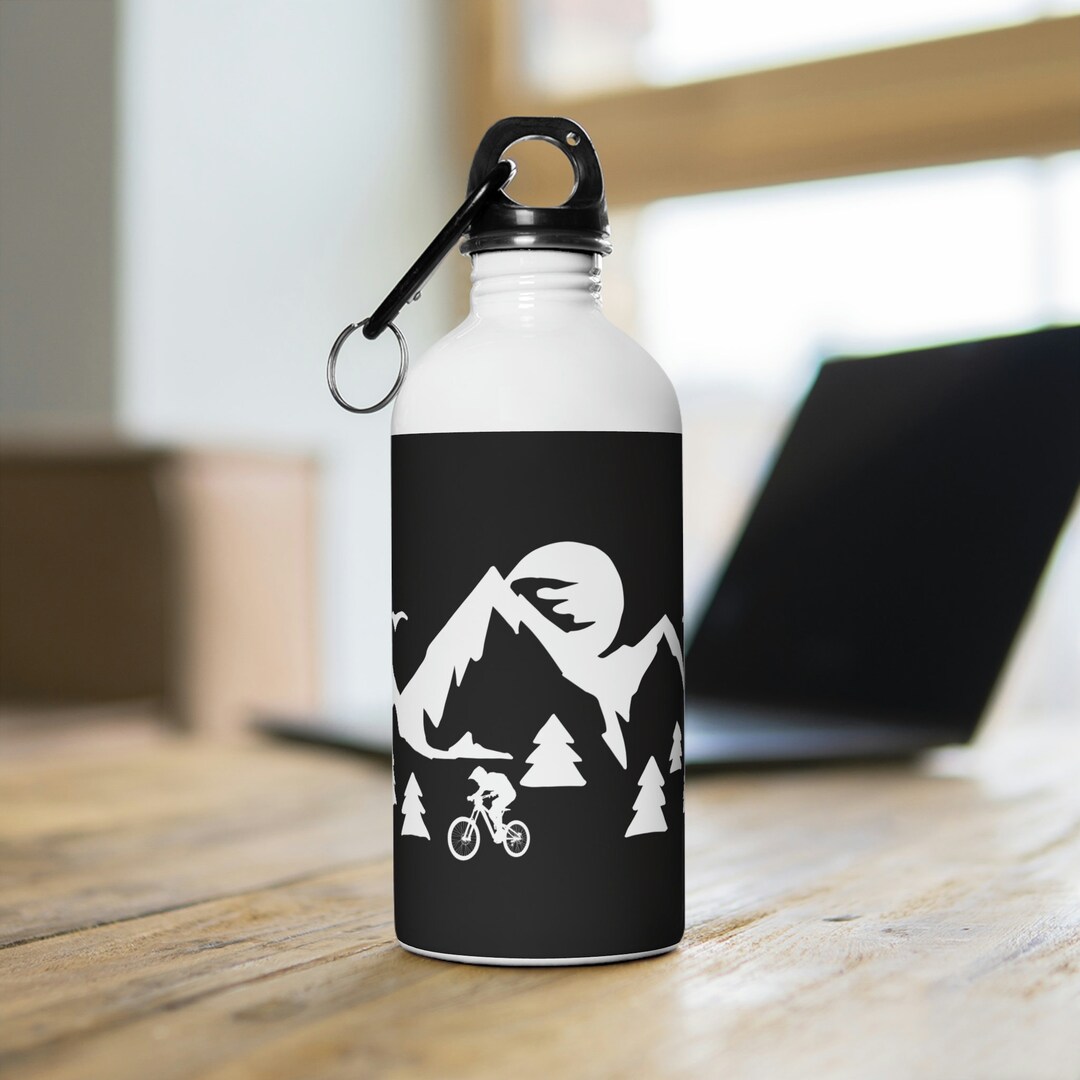 Mountain Bike Bottle Stainless Steel Bike Bottle Mountain - Etsy