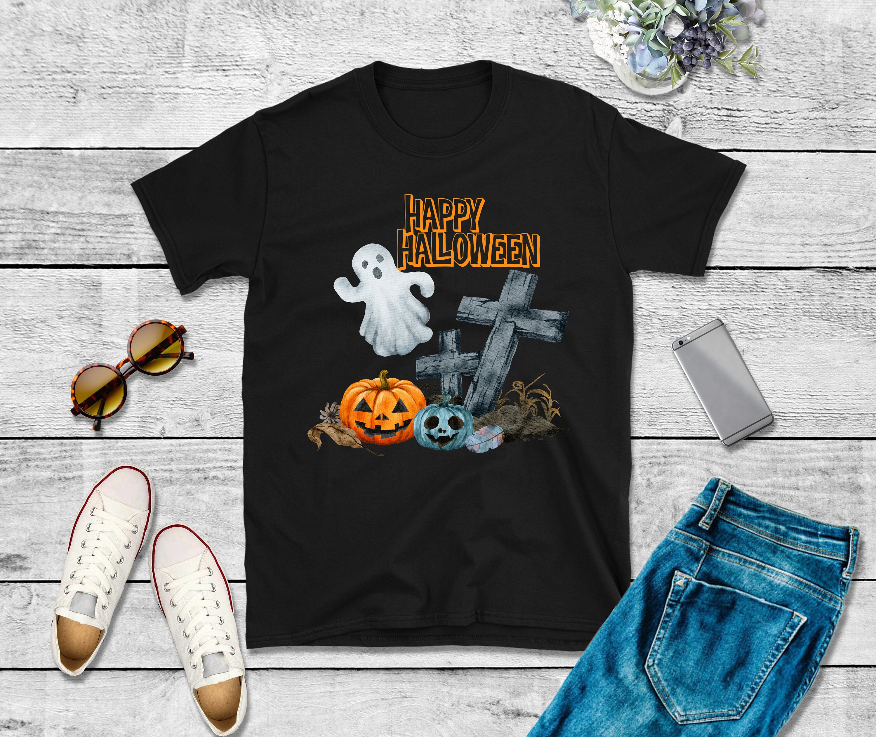 Halloween Shirt Cute Shirt For Halloween Halloween Tee Etsy