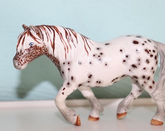 Schleich Repainted Horse Handpainted Unique Appaloosa