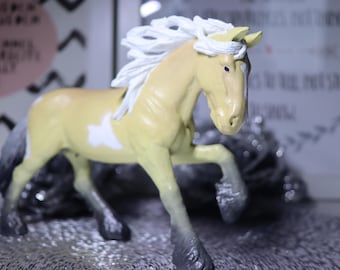 Schleich Repainted Horse Shire Horse Palomino Handpainted Unique