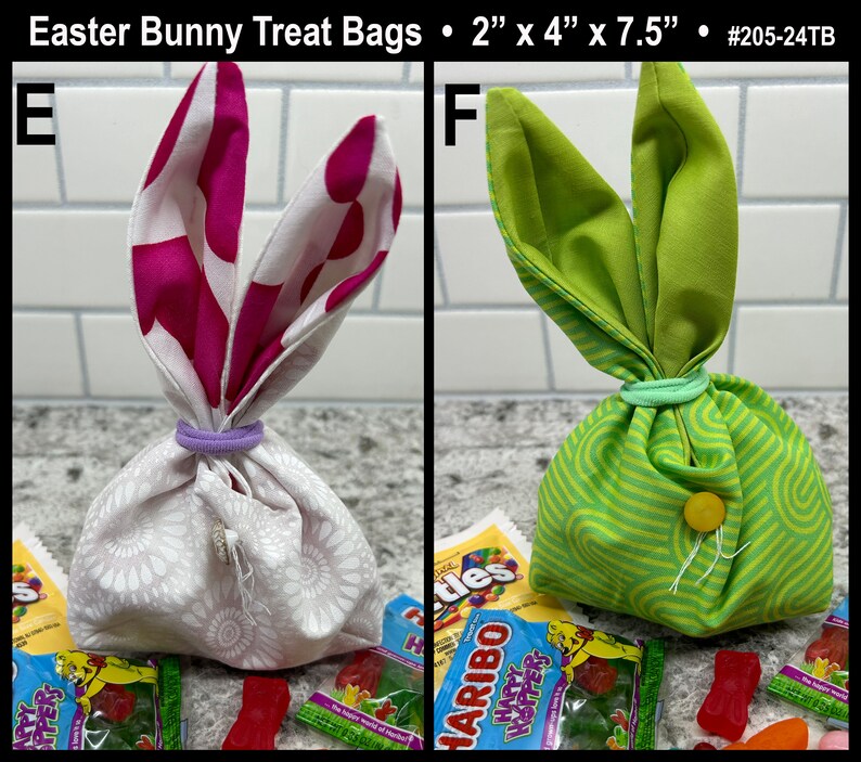 Easter Treat Bag Easter Gift Bag Bunny Treat Bag Bunny Bag Assorted ...