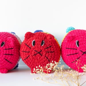 Crochet Pride Cat Plushie | LGBTQ+ Amigurumi | Handmade Pride Month Gift