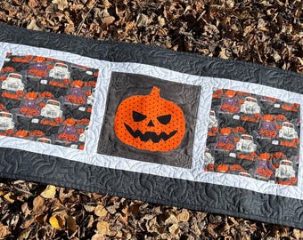 Pumpkin Lane Tischläufer Muster | Raw Edge Applikation (PDF-Muster)