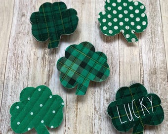 Quilted Shamrock Clips Pattern | St. Patrick's Day DIY (PDF Pattern)