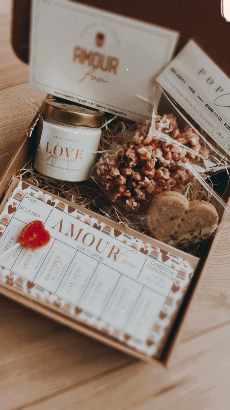 Box Cadeau Amour Fou Saint Valentin