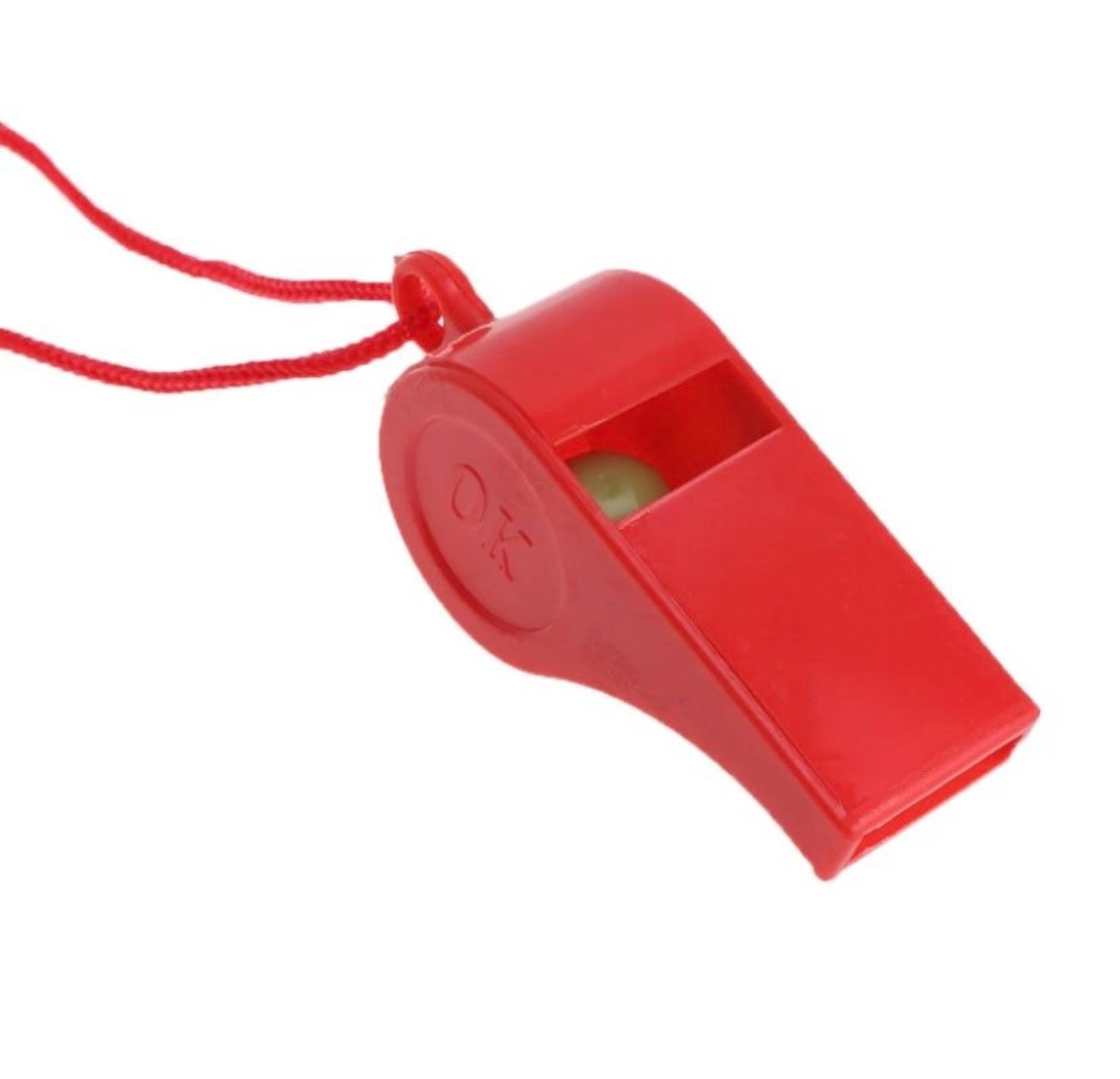 Multi Coloured Whistles Party Whistles Whistle With String Etsy