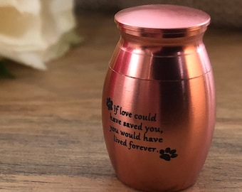Miniature Pet Cremation Keepsake, Mini Pet Urn, Pet Ashes Keepsake, Pet Ashes Urn, Pet Memorial Urn, Pet Memorial Keepsake, Dog Urn, Cat Urn