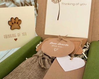 Pet Sympathy Gift Box, Dog Sympathy Gift Box, Pet Memorial Gifts, Dog Memorial Gift, Cat Sympathy Box, Cat Sympathy Gifts, Pet Sympathy Card
