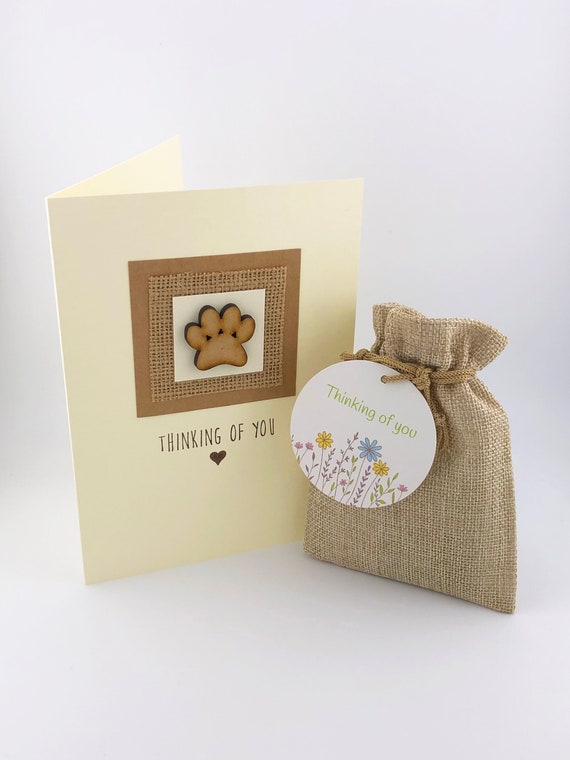 Pet Sympathy Card UK & Wildflower Seedball Gift, Personalised Pet Loss Card, Dog Sympathy Gift, Pet Loss Gift, Dog Loss Gift, Cat Loss Gift