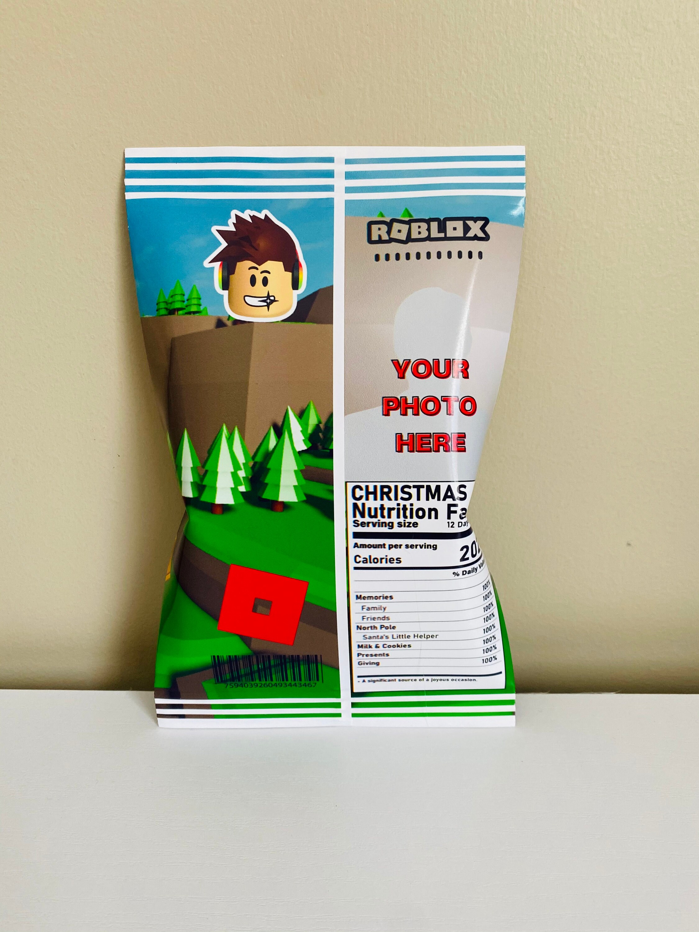 CUSTOM CHIP BAGS Roblox Theme Personalized Party Favour Etsy