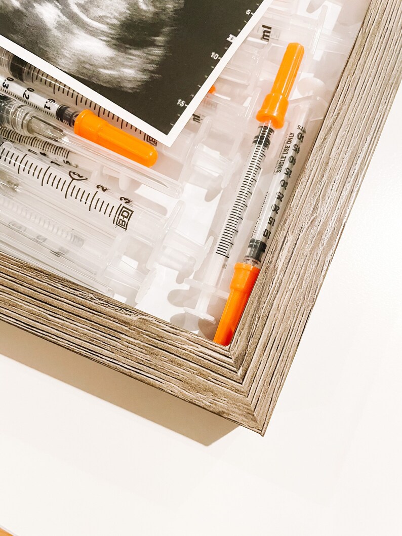 Infertility Shadow Box IVF Box IUI Box Infertility Journey Etsy