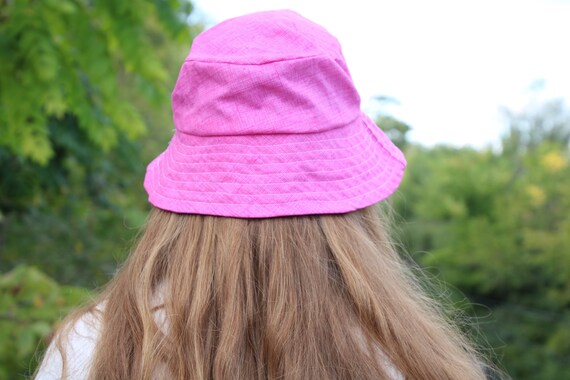 Pink Bucket Hat (not Lined) - Etsy