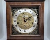 Seth Thomas Mantle Clock, Wind Up Clock, Vintage Shelf Clock, Westminster Chimes, Legacy 4, 8 Day Clock Key, 1970s, Collectible, Timepiece