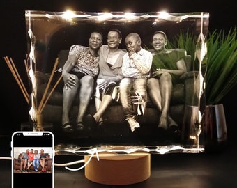 Premios de cristal 3D / Ilustraciones de cristal / Trofeo de cristal / Exhibición de cubo de cristal / Cubo de fotos 3D / Fotos grabadas / Regalo premium para todos