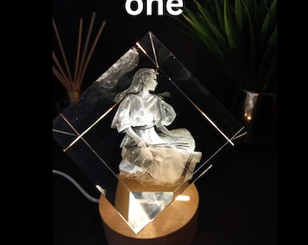 Prezenty laserowe 3D | Dzieła sztuki kryształowej | Zdjęcie kryształowe | Kryształy ze zdjęć 3D | Kryształ grawerowany 3D | Zdjęcie trawione | Prezent premium dla każdego