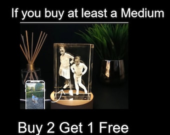 Transforme su espacio en un paraíso de preciados recuerdos con un cubo de fotos en 3D, deslumbrantes obras de arte de cristal y exquisitos recuerdos de cristal.