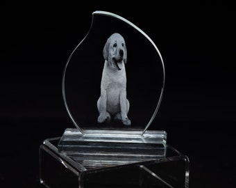 Joli cristal personnalisé pour chien, pendaison de crémaillère, remise de diplôme, cadeau d'entreprise (Nous n'en vendons que 10 par commande minimum)