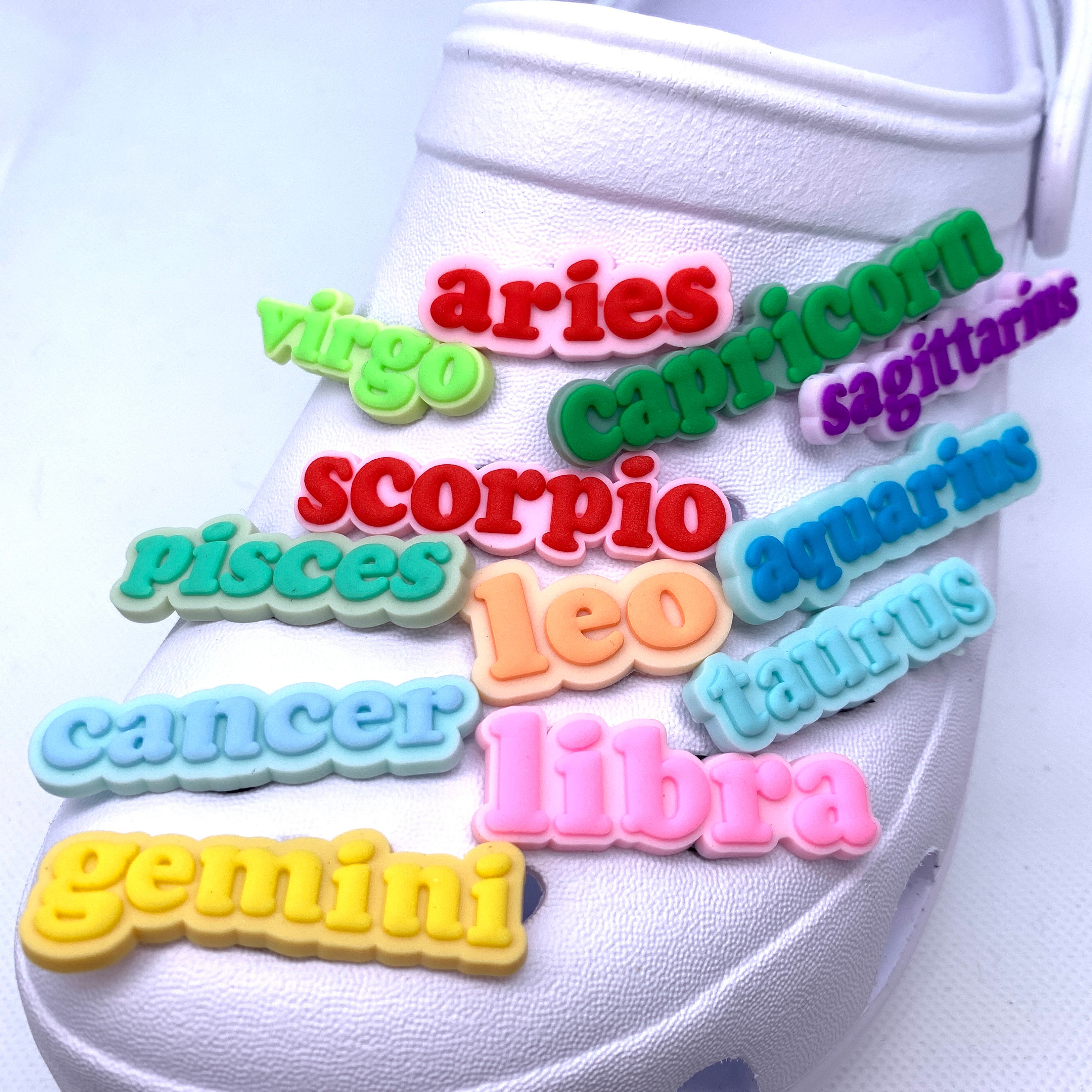 Zodiac Sign Croc Charms Horoscope Shoe Charms Etsy