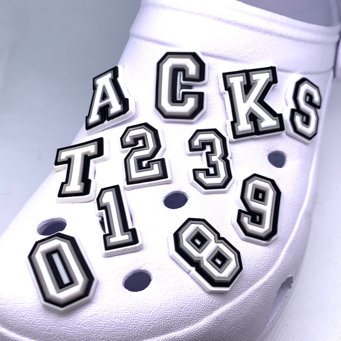 Letters & Numbers Croc Charms Shoe Charms Etsy