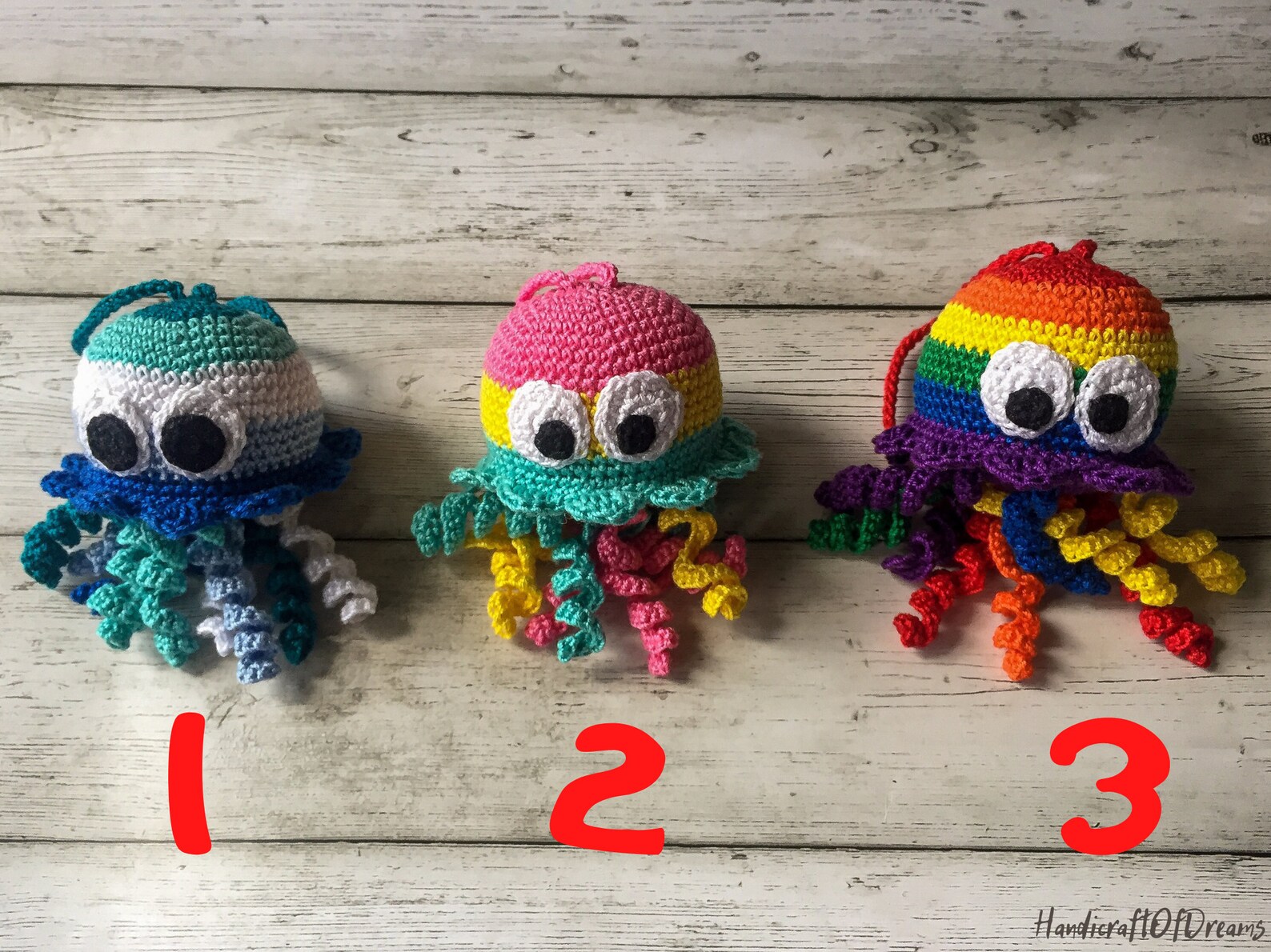 Crochet jellyfish Crochet PRIDE flags Crochet LGBT keychain | Etsy