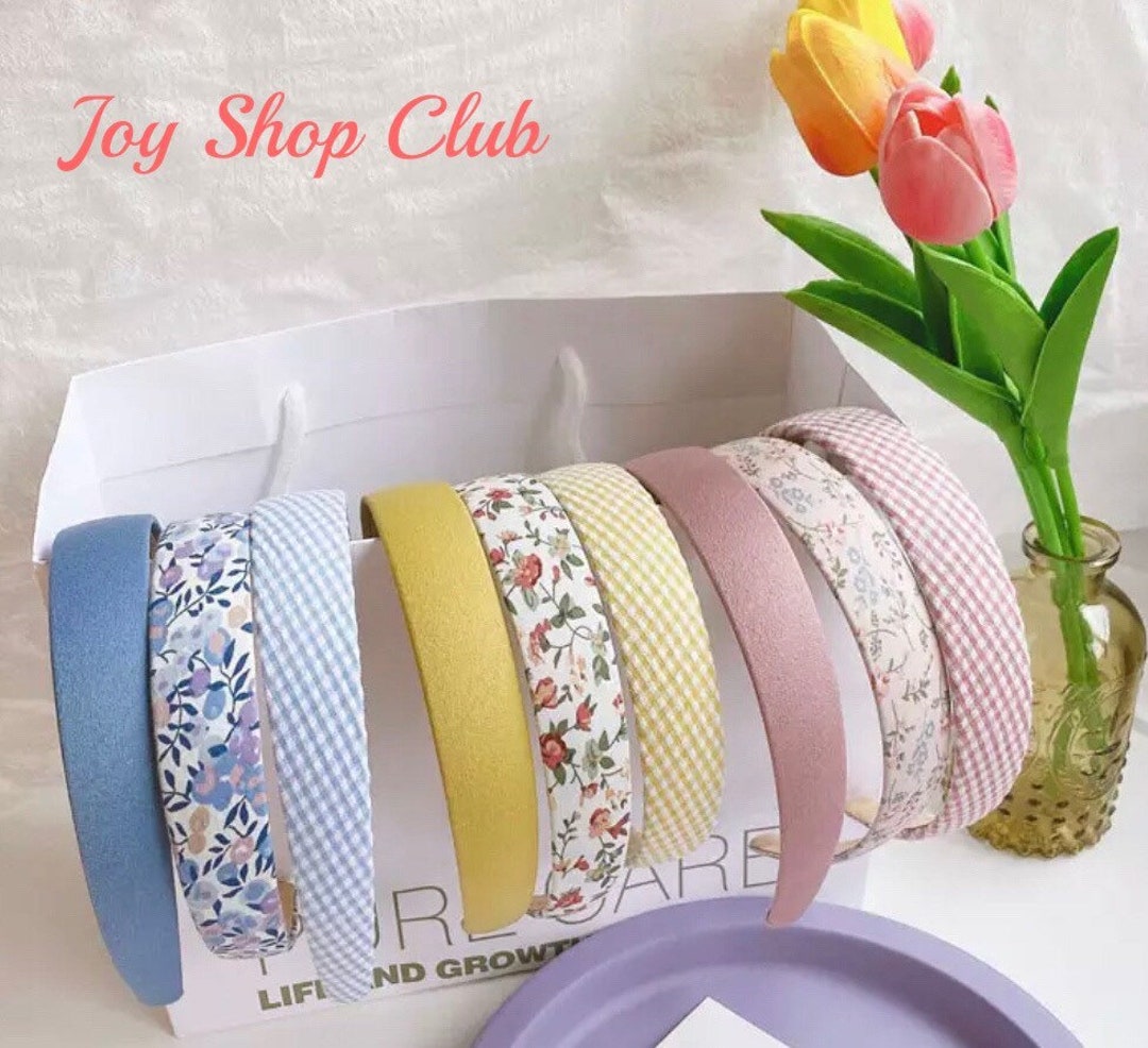 Liberty of London Style Headbands Hairbands Floral Gingham Etsy