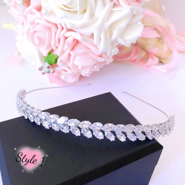 bridal headpiece for short hair