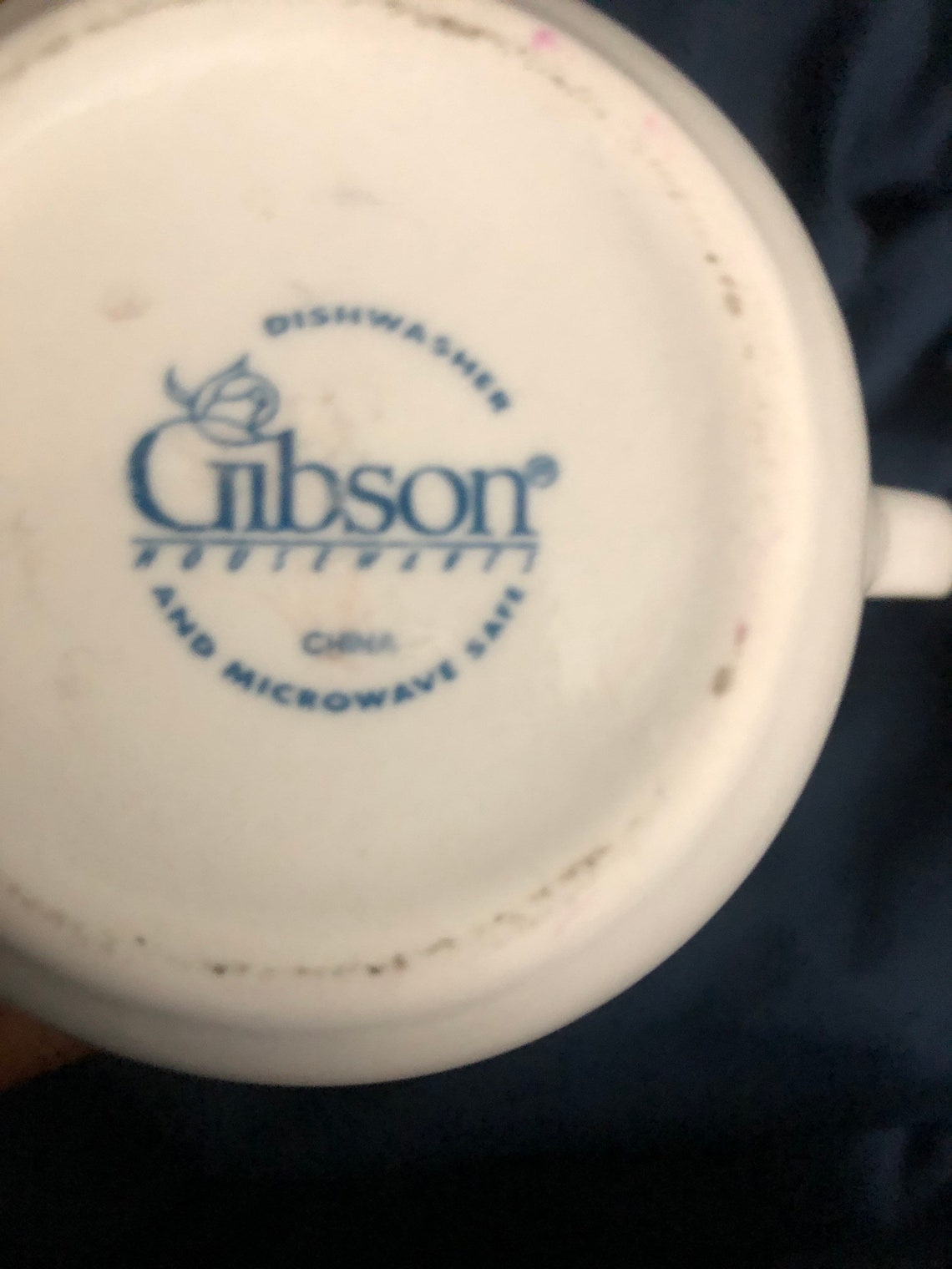 Gibson White Porcelain Creamer & Sugar Bowl Set Fruits Rustic Etsy