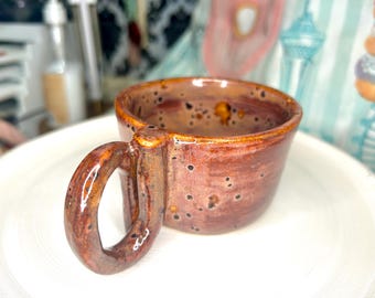 loopy handled mug