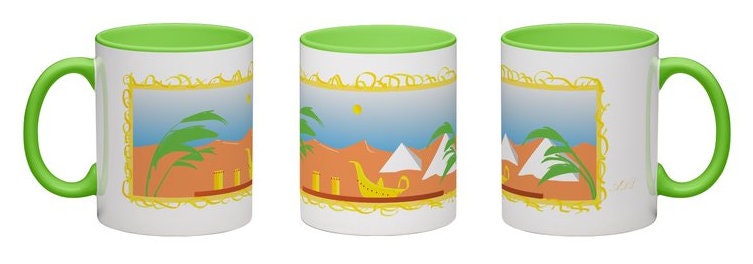 Mug Relaxant Inspiration Thé Dans Le Désert