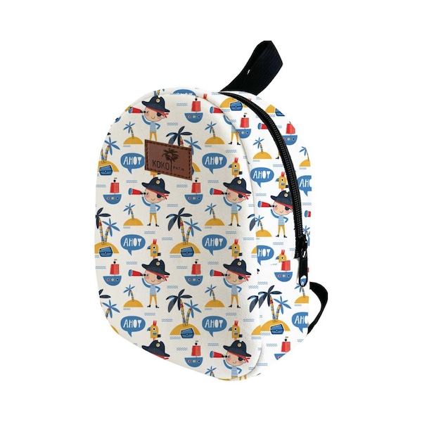 Sac à dos pour enfants personnalisé, sac à dos personnalisé pour enfants en coton pirate, sac à dos personnalisé pour tout-petits, sac à dos préscolaire, cadeau pour les enfants