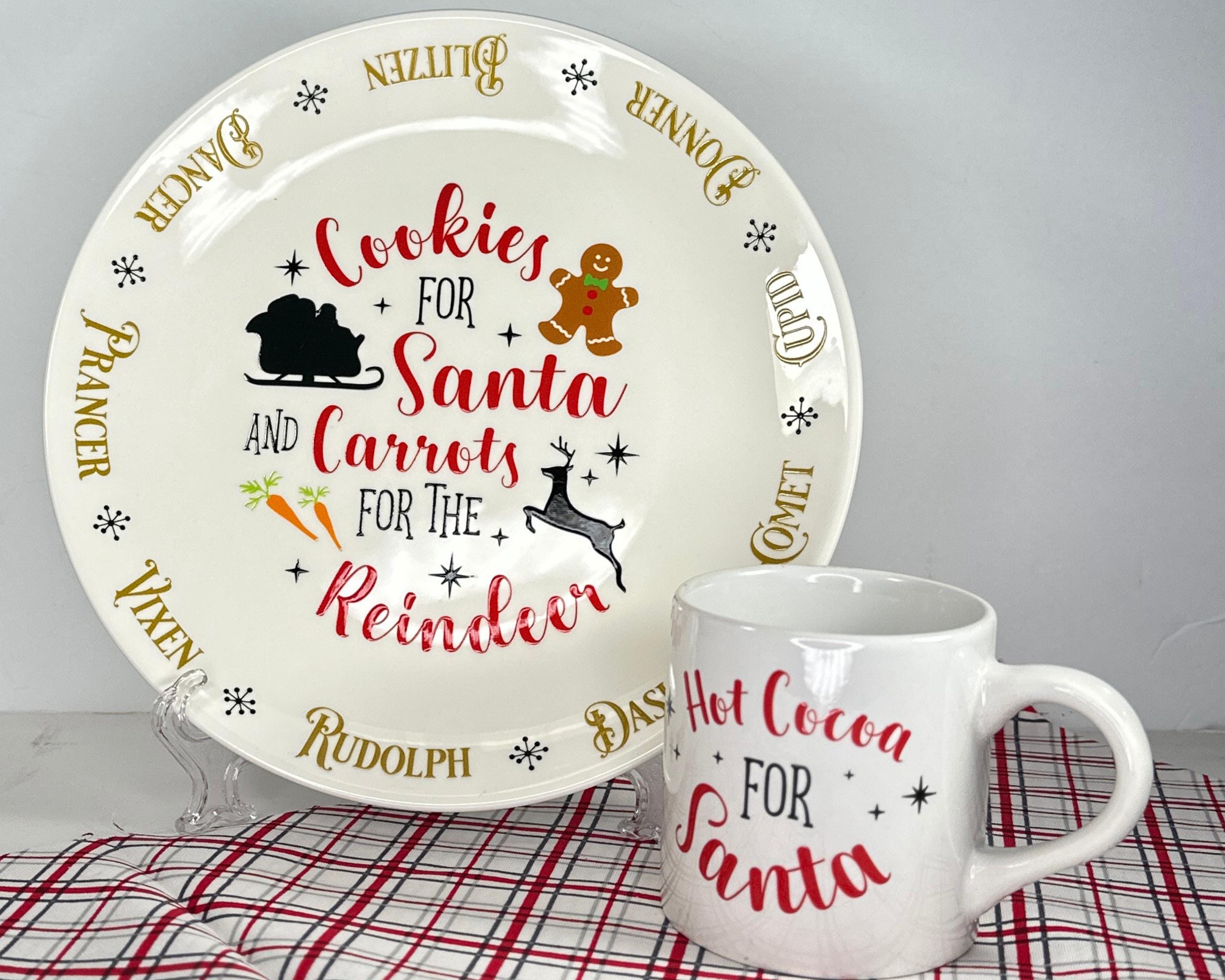 Christmas Mug and Plate Set - Etsy